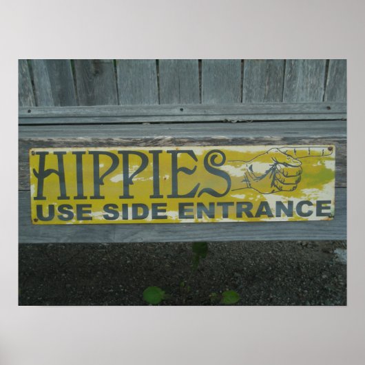 Hippies Poster (Vorne)