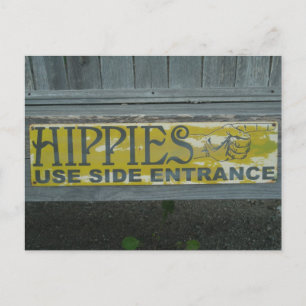 Hippies Postkarte