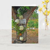 Hippies verwenden Grußkarte Karte (Gelbe Blume)