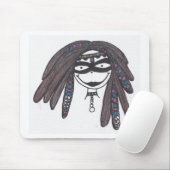 HippiPunkChick Mousepad (Mit Mouse)