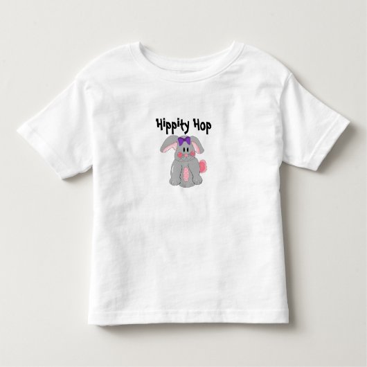 Hippitty Hop Bunny Rabbit Kleinkind T-shirt (Vorderseite)