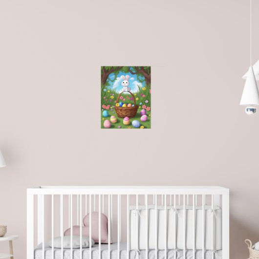 Hippity Hop Bunny Poster (Kinderzimmer 2)