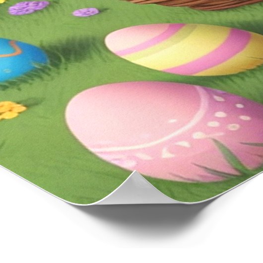 Hippity Hop Bunny Poster (Ecke)