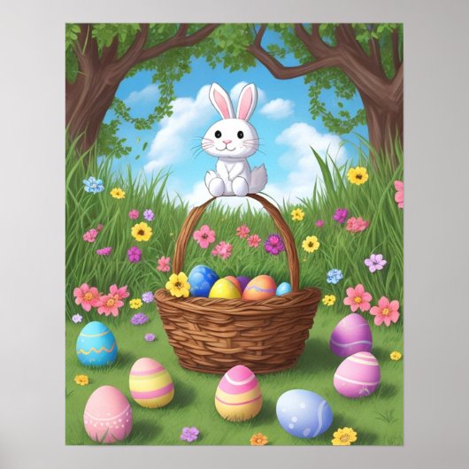 Hippity Hop Bunny Poster (Vorne)
