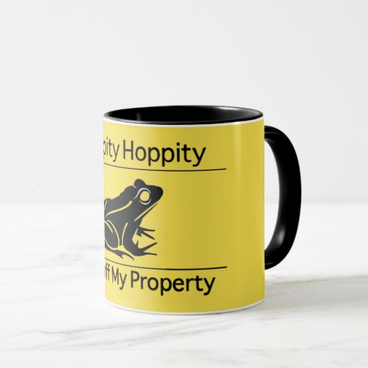 Hippity Hoppity gehen von meiner Tasse (VorderseiteRechts)
