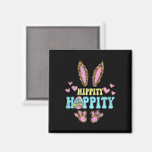 Hippity Hoppity Osterfest Bunny Egg Jagd Rabbit Sp Magnet (Vorderseite/Rückseite)