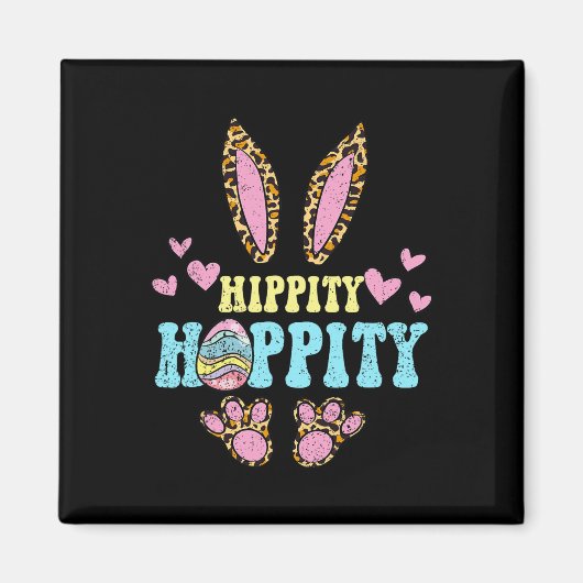 Hippity Hoppity Osterfest Bunny Egg Jagd Rabbit Sp Magnet (Vorne)