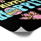 Hippity Hoppity Osterfest Bunny Egg Jagd Rabbit Sp Poster (Ecke)