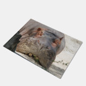 Hippo_20171101_by_JAMFoto Fußmatte (Schrägansicht)