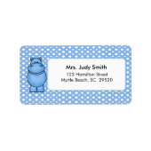 Hippo-Adressetikett Adressaufkleber (Vorne)