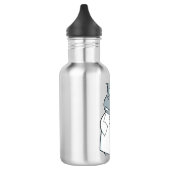 Hippo als Arzt mit Smock Edelstahlflasche (Links)