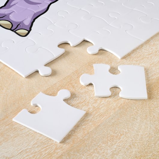 Hippo als Bodybuilder Extrem Puzzle (Seite)