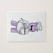 Hippo als Koch mit Bowl Puzzle (Horizontal)