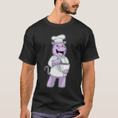 Hippo als Koch mit Bowl T-Shirt (Vorderseite)