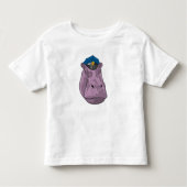 Hippo als Polizeibeamte Kleinkind T-shirt (Vorderseite)