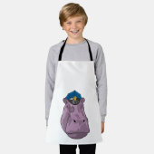 Hippo als Polizeibeamte Schürze (Getragen)