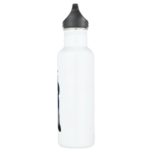 Hippo als Sekretär mit Notepad & Pen Edelstahlflasche (Rechts)