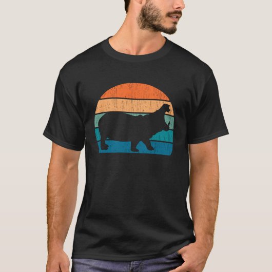Hippo Animal Zoo T-Shirt (Vorderseite)