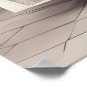 Hippo auf der Toilette Reading Newspapier Poster (Ecke)