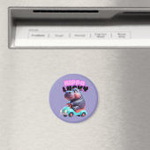 Hippo auf Rädern Magnet (In Situ (Geschirrspüler))