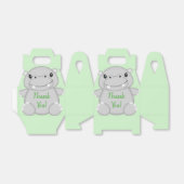 Hippo Baby Shower Geschenkschachtel (Ungefaltet)