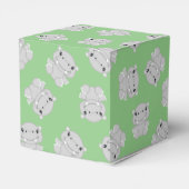 Hippo Baby Shower Geschenkschachtel (Rückseite)