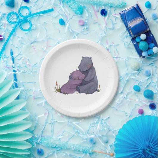 Hippo Babydusche Teller (Party)