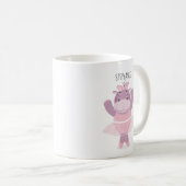 Hippo Ballerina Kaffeetasse (VorderseiteRechts)