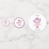 Hippo Ballerina Konfetti (Vorderseiten)