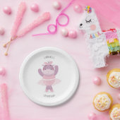 Hippo Ballerina Pappteller (Party)