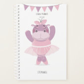 Hippo Ballerina Planer (Vorderseite)