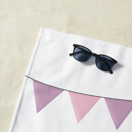 Hippo Ballerina Strandtuch (Beispiel)