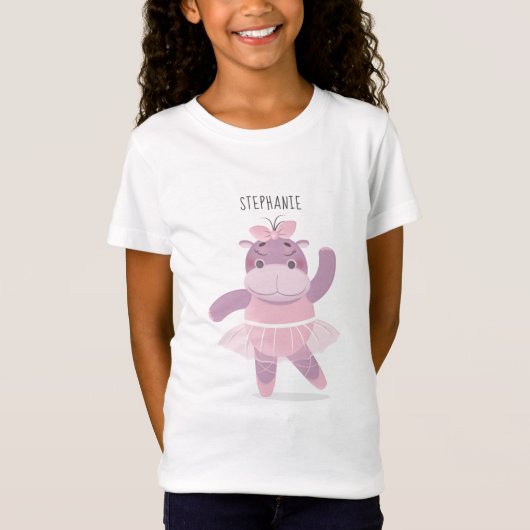 Hippo Ballerina T - Shirt (Vorderseite)