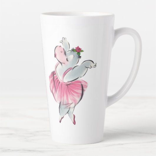 "Hippo Ballet" Milchtasse (Rechts)