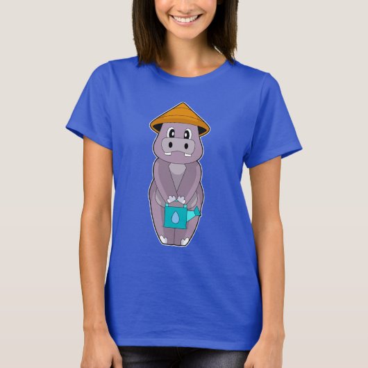 Hippo Bauer Wassersport T-Shirt (Vorderseite)