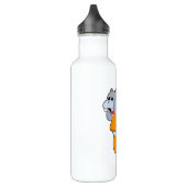 Hippo bei Basketball Sports Edelstahlflasche (Links)