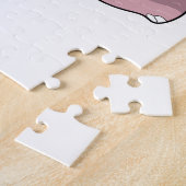 Hippo beim Tauchen mit Schnorchel Puzzle (Seite)