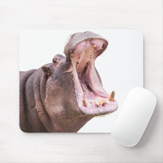 Hippo Big Mouth Mousepad (Mit Mouse)