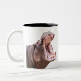 Hippo Big Mouth Zweifarbige Tasse