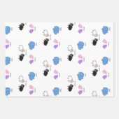 Hippo Birdies Two Ewes Geschenkpapier Set (Vorderseite)