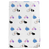 Hippo Birdies Two Ewes Mittlere Geschenktüte (Rückseite)