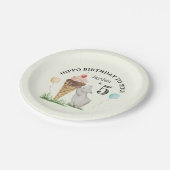 Hippo Birthday to You Birthday Party Pappteller (Schrägansicht)