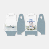 Hippo Blue Baby Dusche Geschenkschachtel (Ungefaltet)