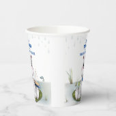 Hippo Boy Baby Dusche Pappbecher (Links)