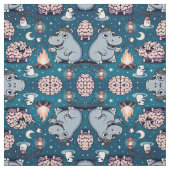 Hippo Camp Us Stoff (Muster)