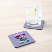 Hippo Charm Plastic Untersetzer (Rechte Seite)