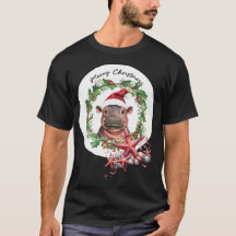 Hippo Christmas Themed für Tierliebhaber