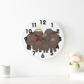 Hippo Clock Große Wanduhr (Zuhause)