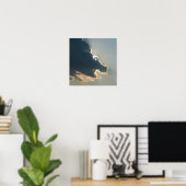 Hippo Cloud Canvas Print Poster (Heimbüro)