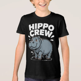 Hippo Crew Nilpferd Tri-Blend Shirt